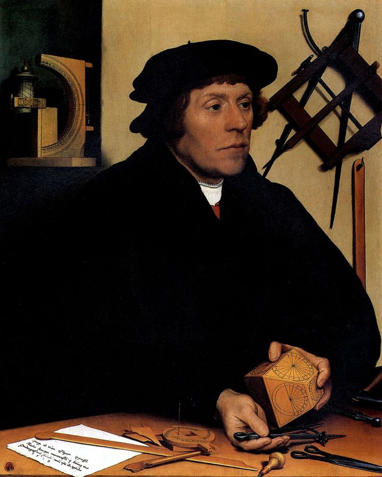 Astronom Nikolus Kratzer   Hans Holbein portresi