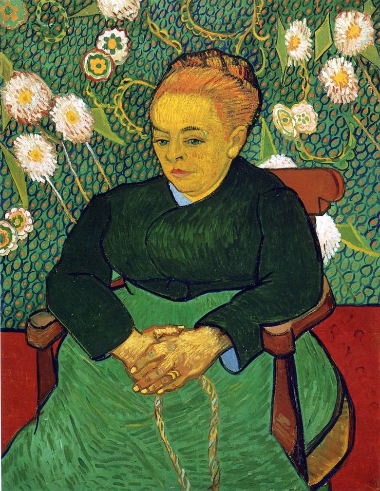 Madam Augustine Roulin   Vincent Van Goghun portresi