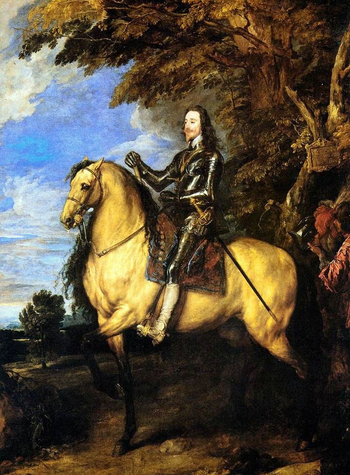 Charles I   Anthony Van Dyckin Binicilik Portresi