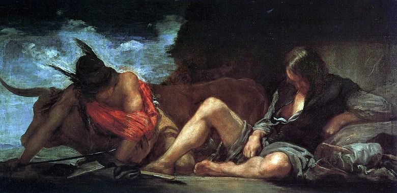 Merkür ve Argus   Diego Velazquez
